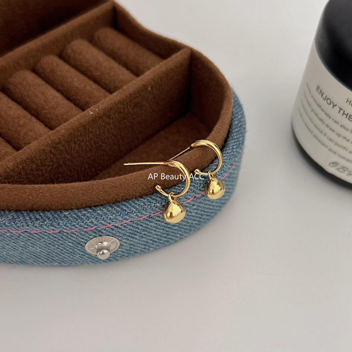 F관 - 925 실버 비정형 실버볼 C형 귀걸이 [C945] 25.11-2