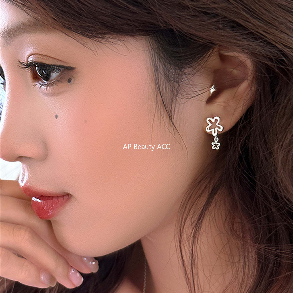 A관 - 라인 플라워 드롭형 귀걸이 [EH-4038] 25.08-4