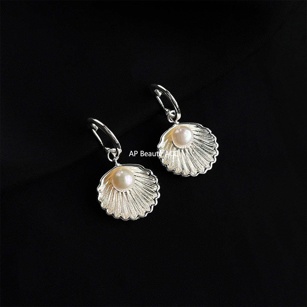 C관 - 큐빅 레진 진주 무피어싱 나선형 이어커프 귀걸이 [EJ0203F] 25.02-3