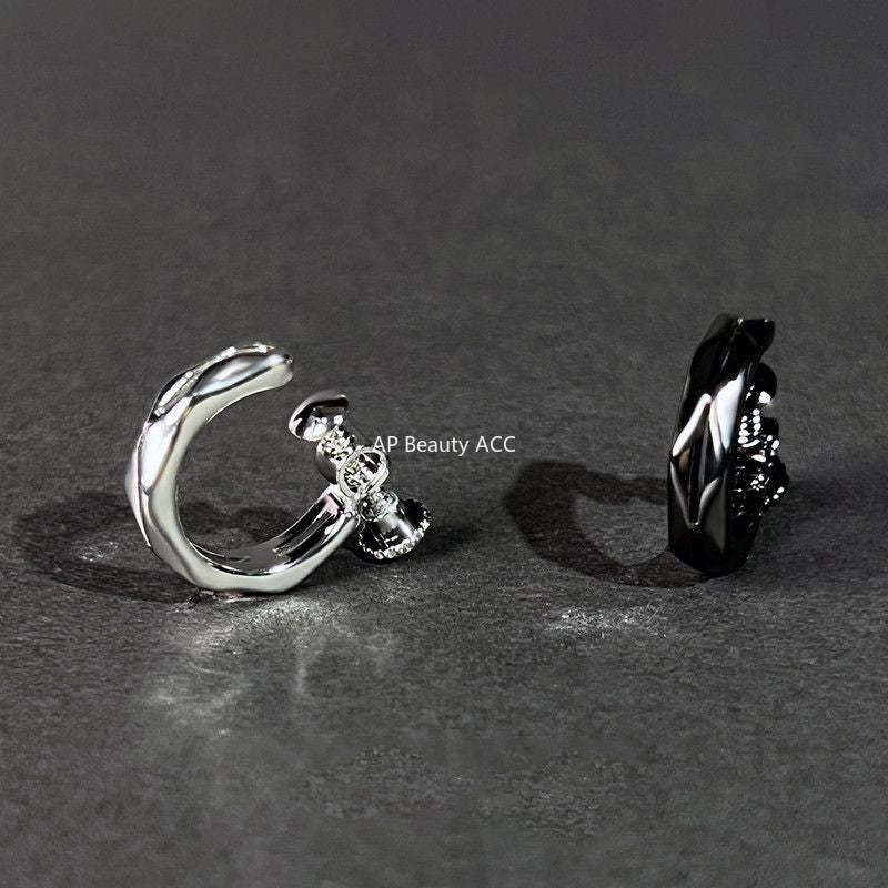 G관 - 다이아 링 모양 귀찌 귀걸이 [ES990] 25.11-4