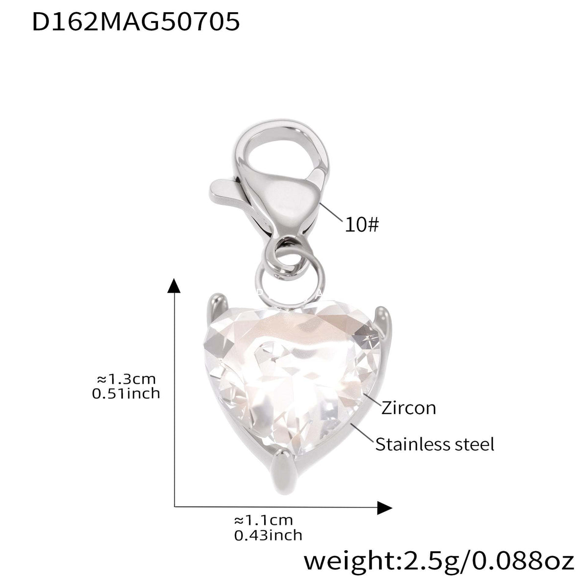 D관 - 스테인리스 스틸 DIY 다중 펜던트 팔찌 목걸이 [E670] 25.09-4