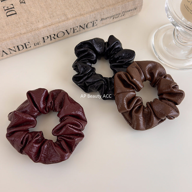 E관 - 프렌치 빈티지 가죽 곱창 헤어밴드 [27539] 25.10-1