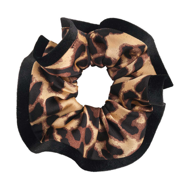 E관 - 호피 패턴 오버로크 곱창 헤어밴드 [27700] 25.11-4