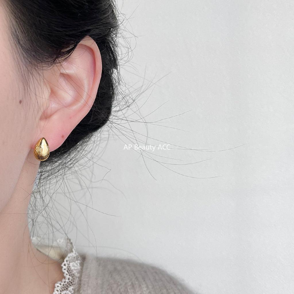 C관 - 프리미엄 18K 도금 비대칭 물방울 디자인 모던 유니크 귀걸이 [3610-3611] 24.03-2