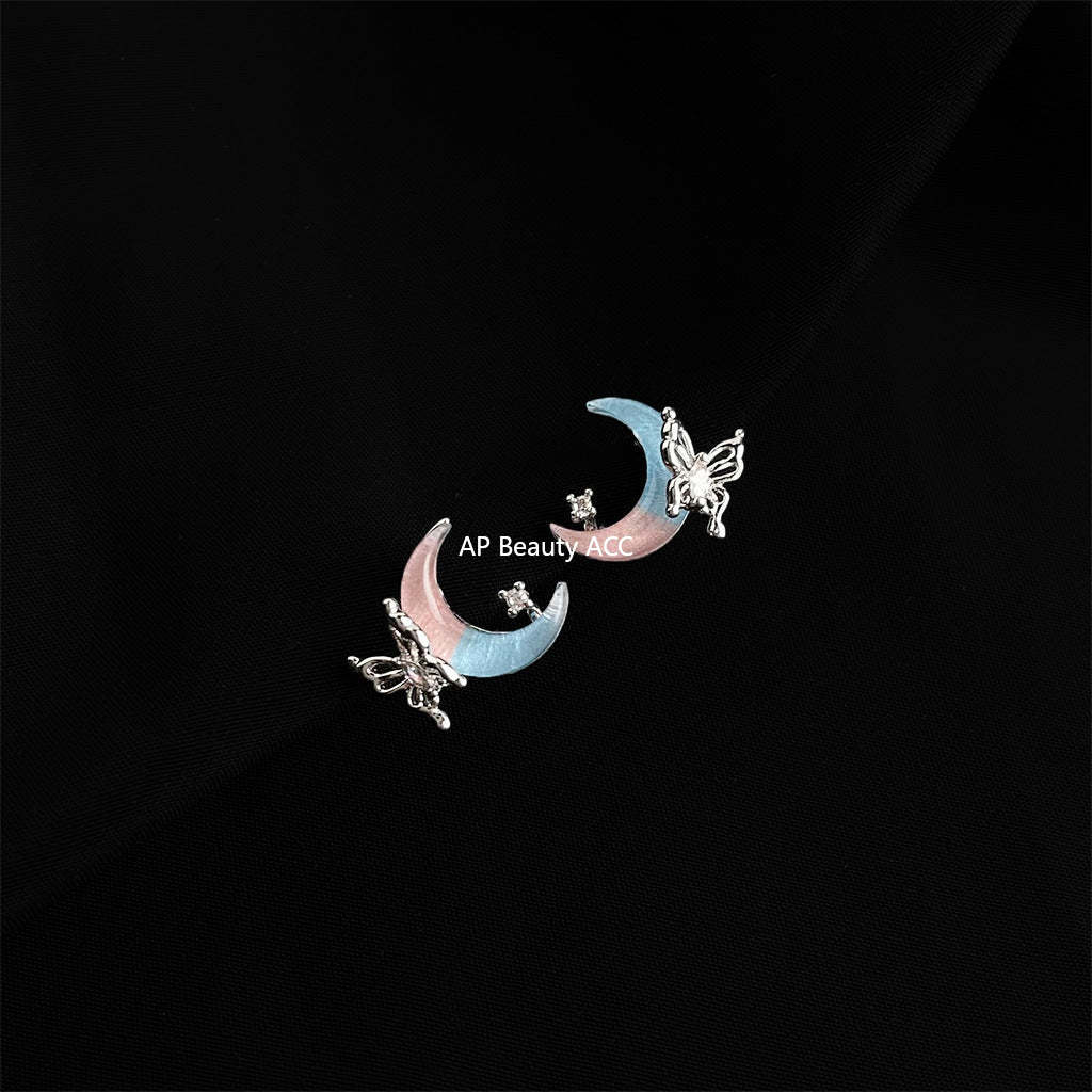 C관 - 큐빅 레진 진주 무피어싱 나선형 이어커프 귀걸이 [EJ0203F] 25.02-3