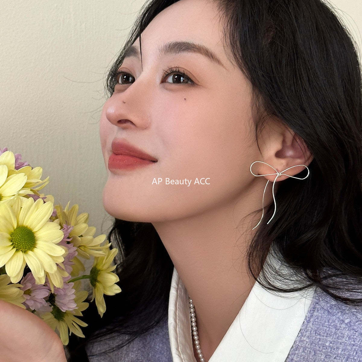 A관 - 리본 디자인 925 은침 귀걸이 [EH-3590] 25.04-4