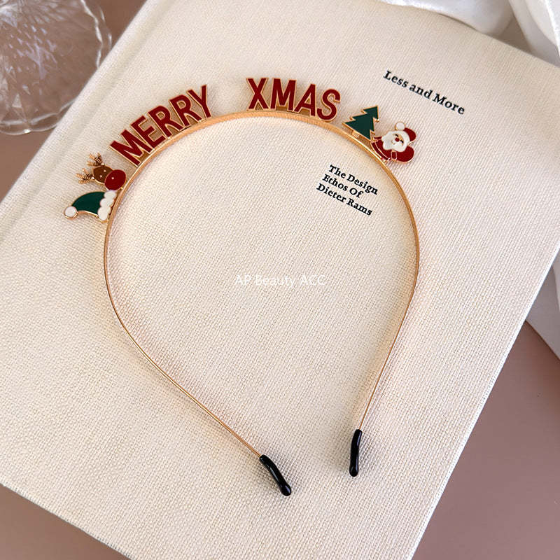 E관 - 컬러 알파벳 크리스마스 파티 머리띠 [27458] 25.10-4