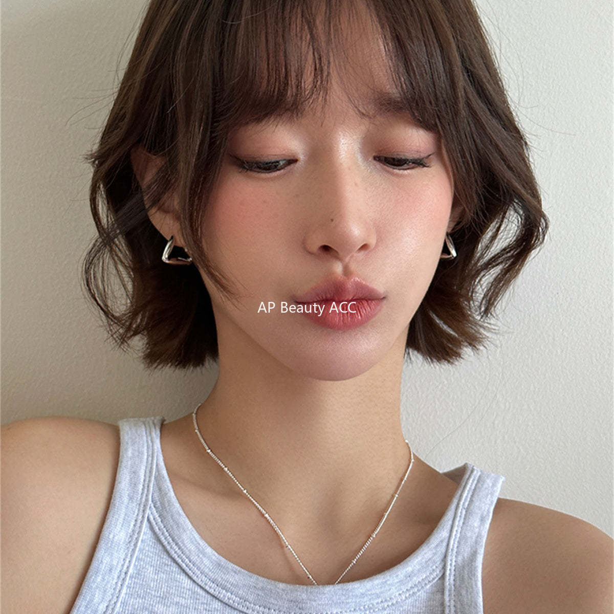 A관 - 925 은침 기하학 삼각형 귀걸이 [EH-4023] 25.09-2