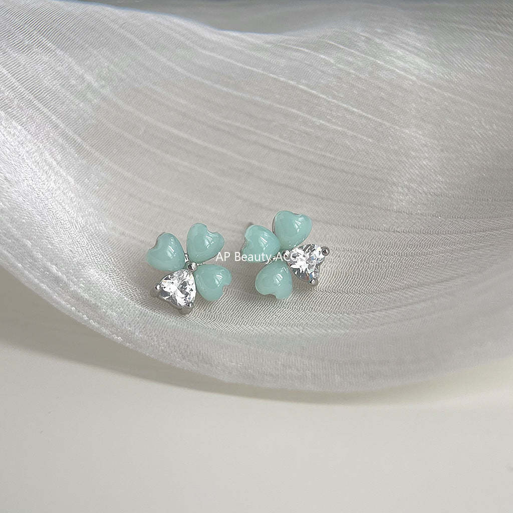 C관 - 미니 큐빅 플라워 스윗한 심플 우아한 귀걸이 [4599] 24.07-3