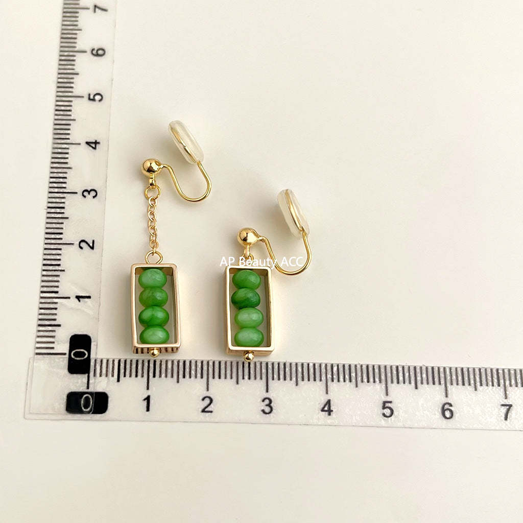 C관 - 18K 도금 컬러풀 이어커프 귀걸이 [EJ0303C] 25.03-3