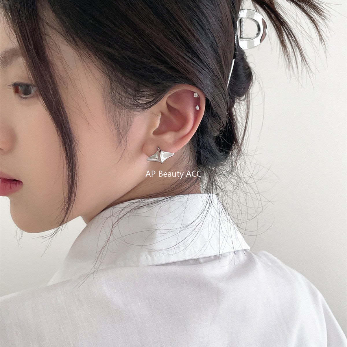 A관 - 조각배 디자인 925 은침 귀걸이 [EH-3791] 25.07-4