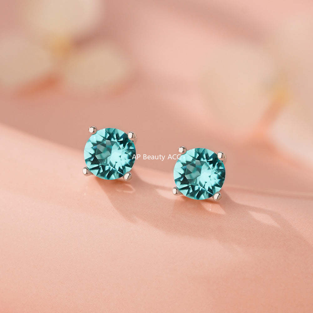 B관 - 999 실버 스와로스키 큐빅 귀걸이 [YC8779E_1] 25.12-2