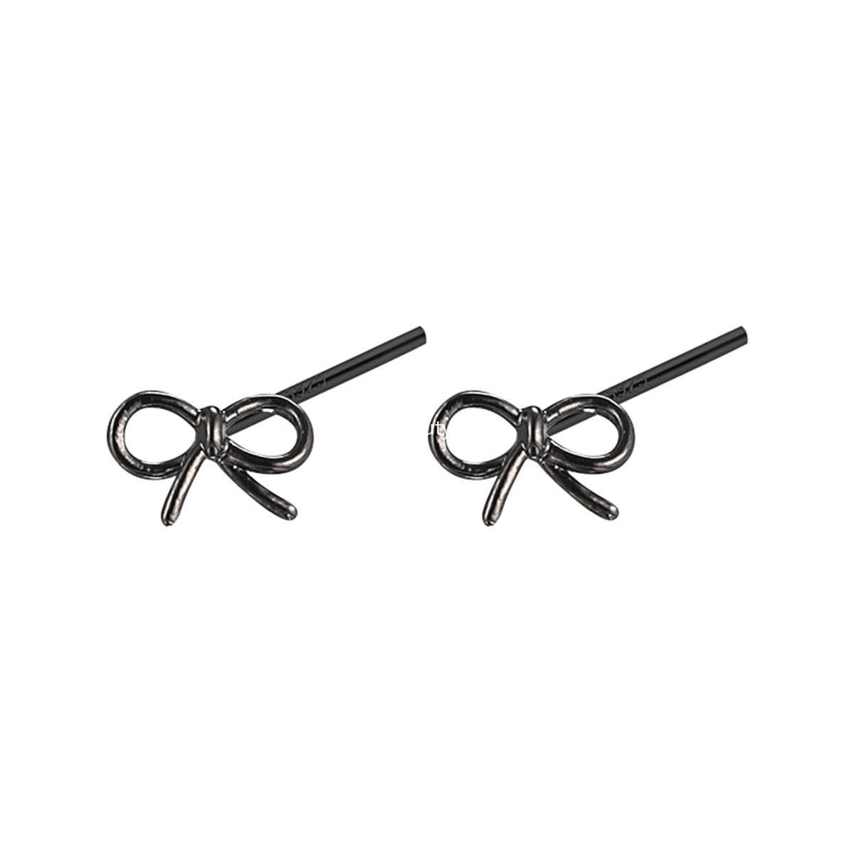 A관 - 925 은침 큐빅 리본 귀걸이 [EH-3085] 24.08-3