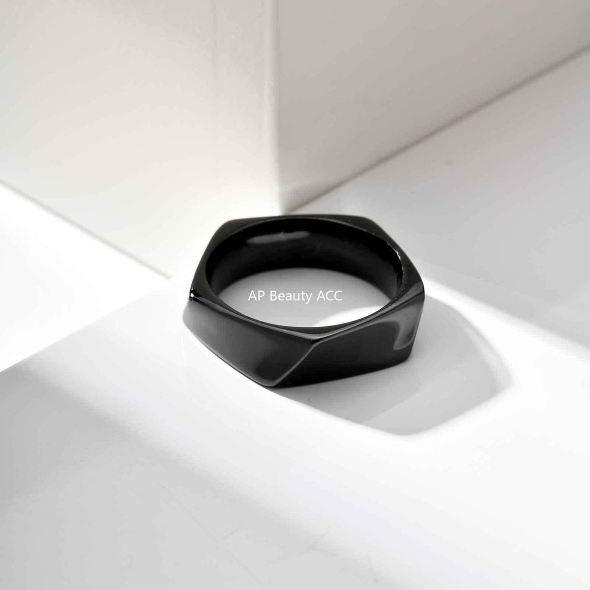 G관 - 스테인리스 스틸 오각형 반지 [RC-915] 25.10-5