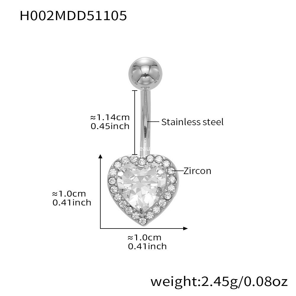 D관 - 스테인리스 큐빅 나비 하트 체리 물방울 18K 도금 피어싱 귀걸이 [H001] 25.11-2