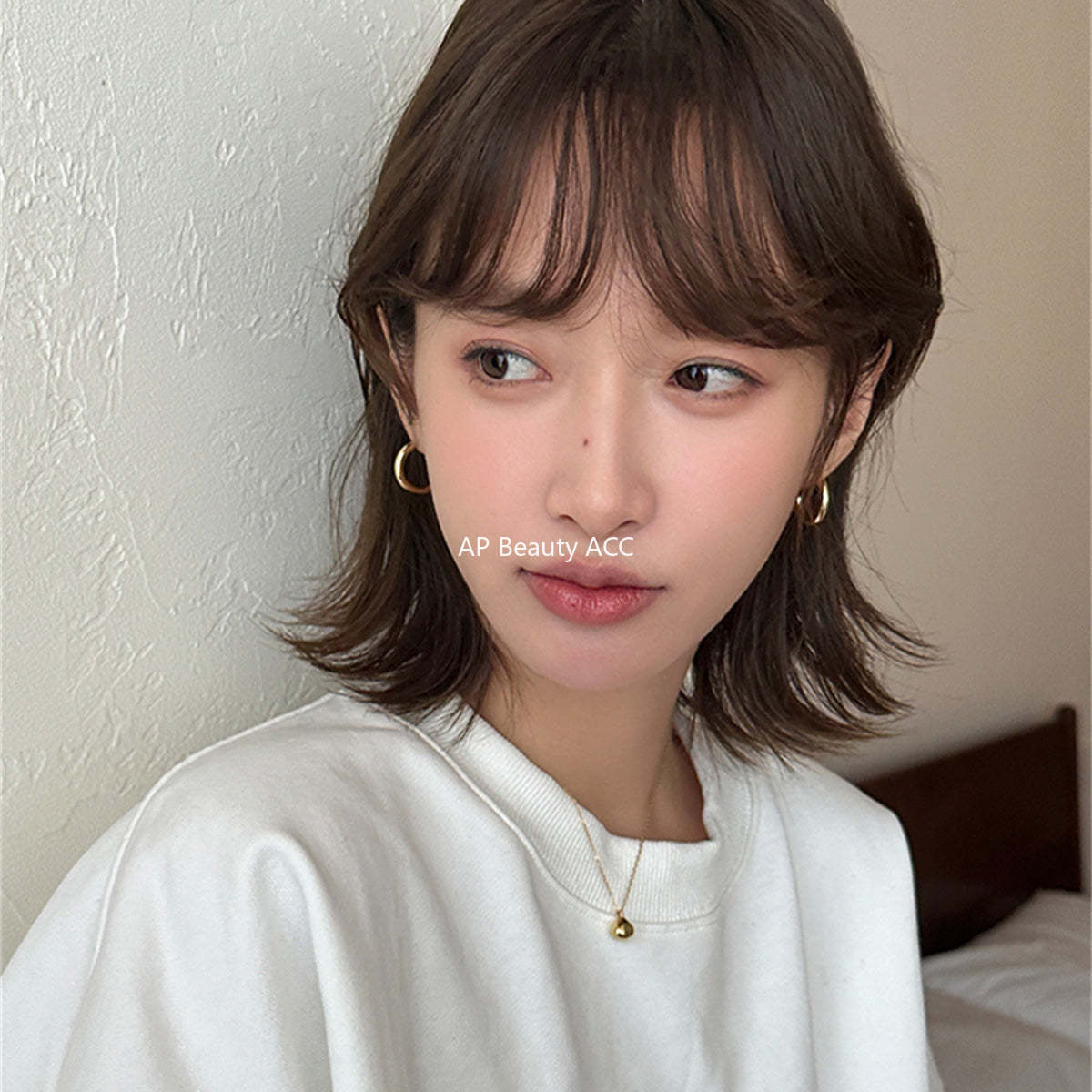 A관 - 925 은침 심플 원형 링 귀걸이 [EH-807] 25.03-2