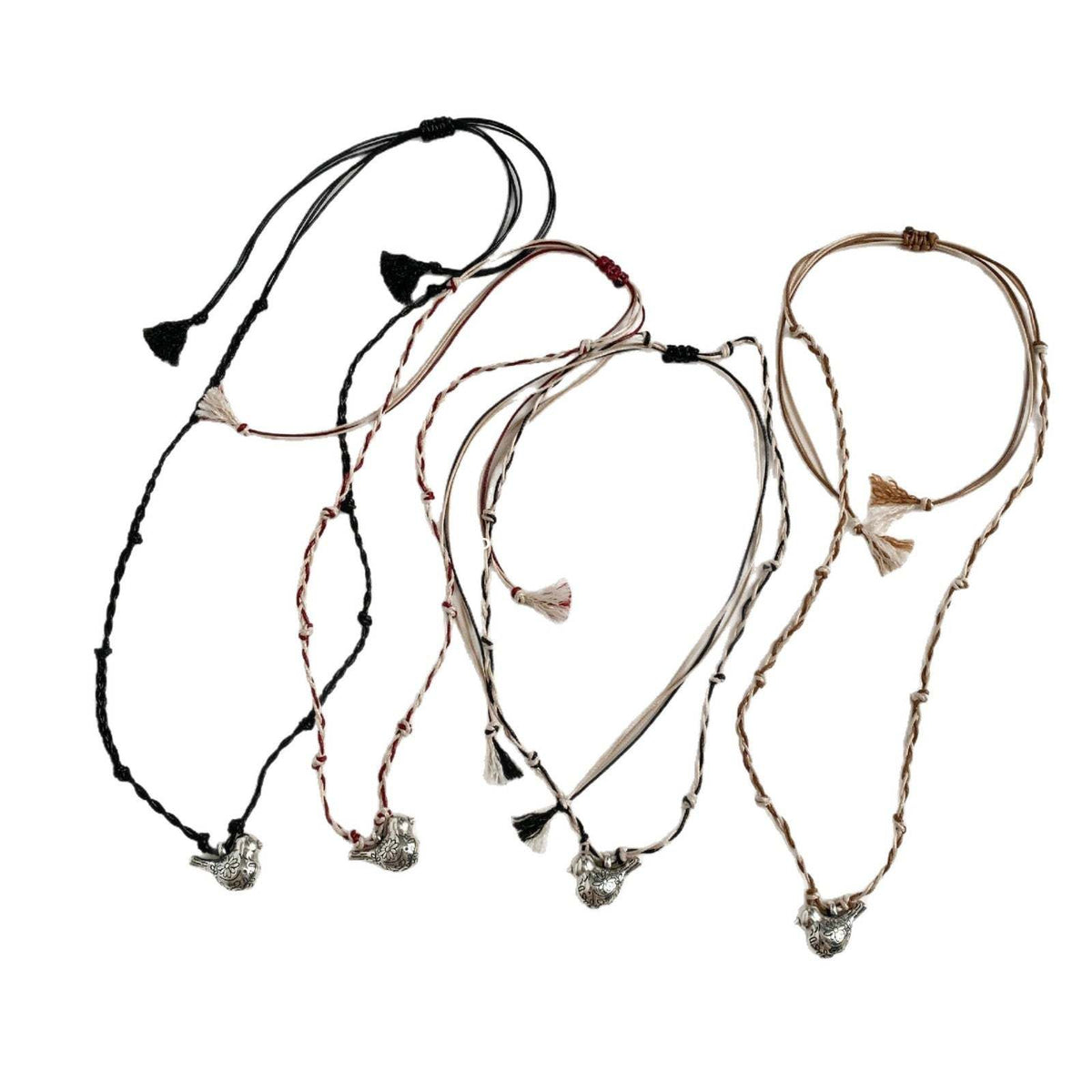 A관 - 925 실버 새 모양 펜던트 스트랩 목걸이 [1633] 25.12-3