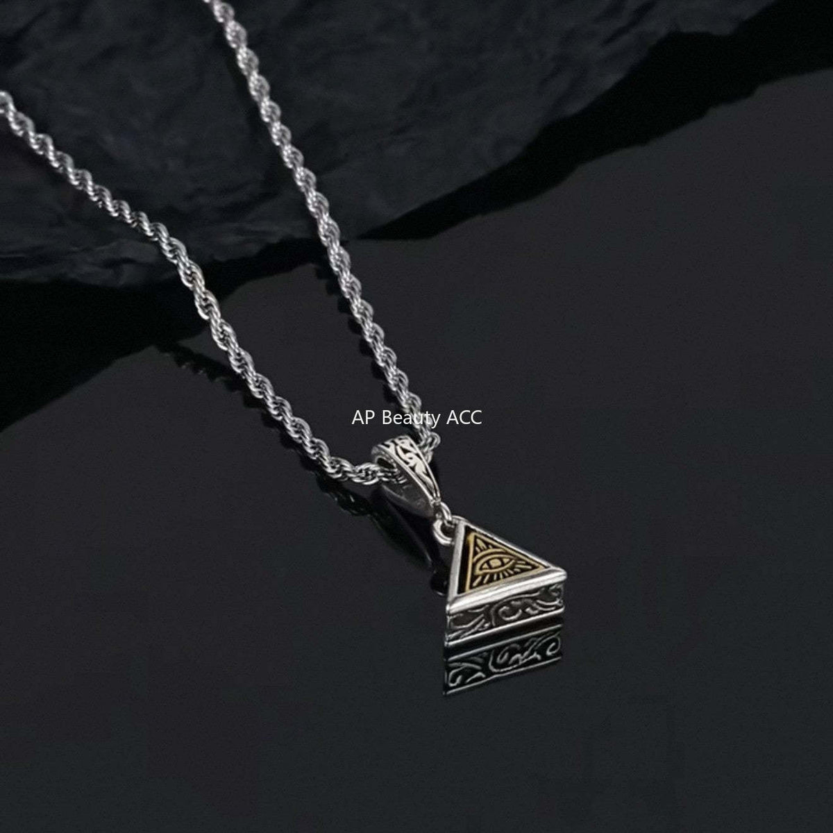 G관 - 호루스의 눈 삼각형 펜던트 목걸이 [X1243] 25.11-4