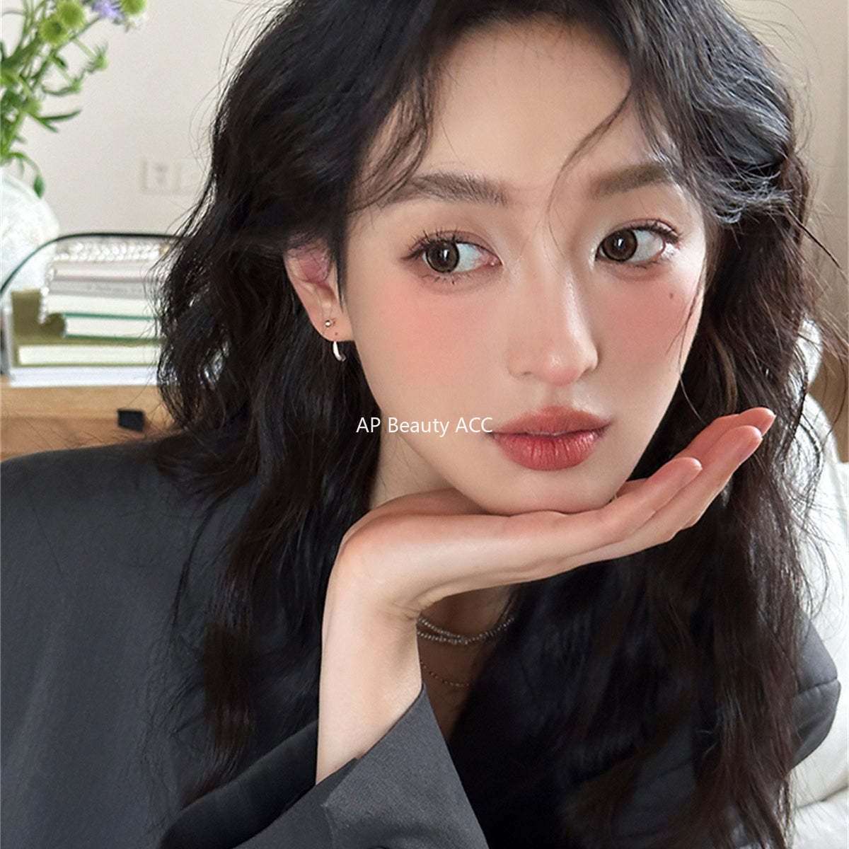 A관 - 999 실버 물방울 디자인 피어싱 귀걸이 [EH-3953] 25.10-4