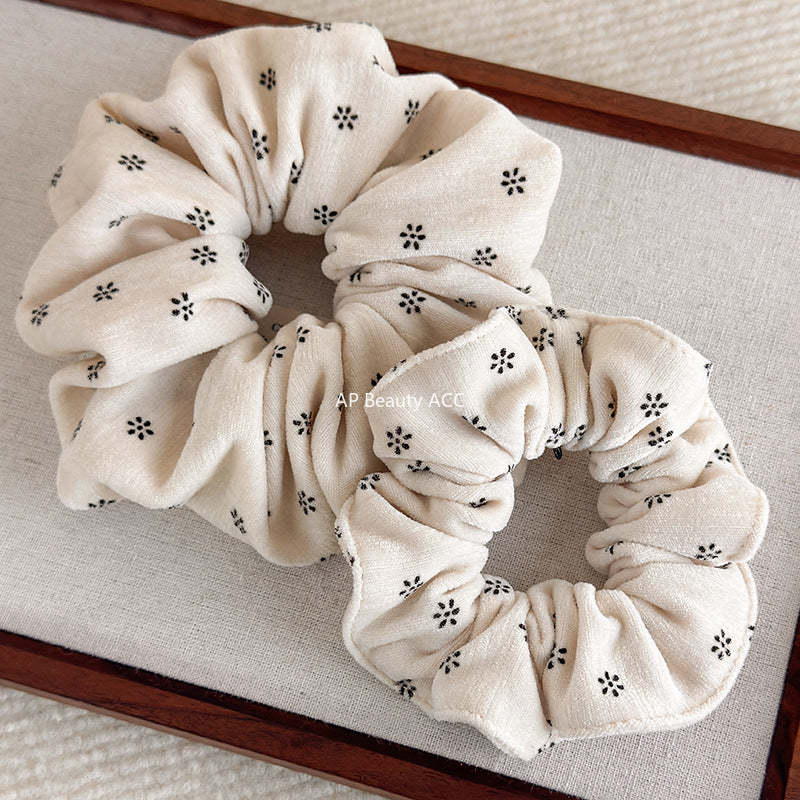 E관 - 코듀로이 미니 꽃무늬 프린팅 곱창 헤어밴드 [27806] 25.12-3