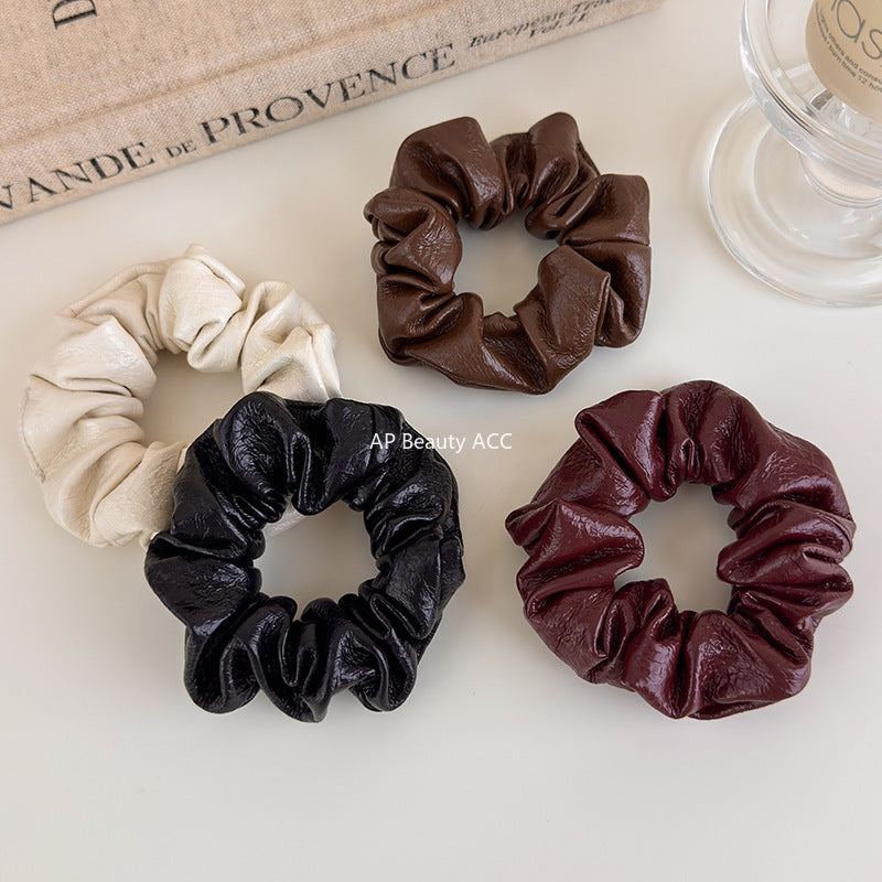 E관 - 프렌치 빈티지 가죽 곱창 헤어밴드 [27539] 25.10-1