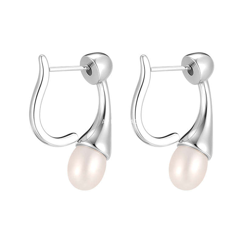 A관 - 진주 925 은침 이너컨츠 귀걸이 [EH-4337] 25.12-3