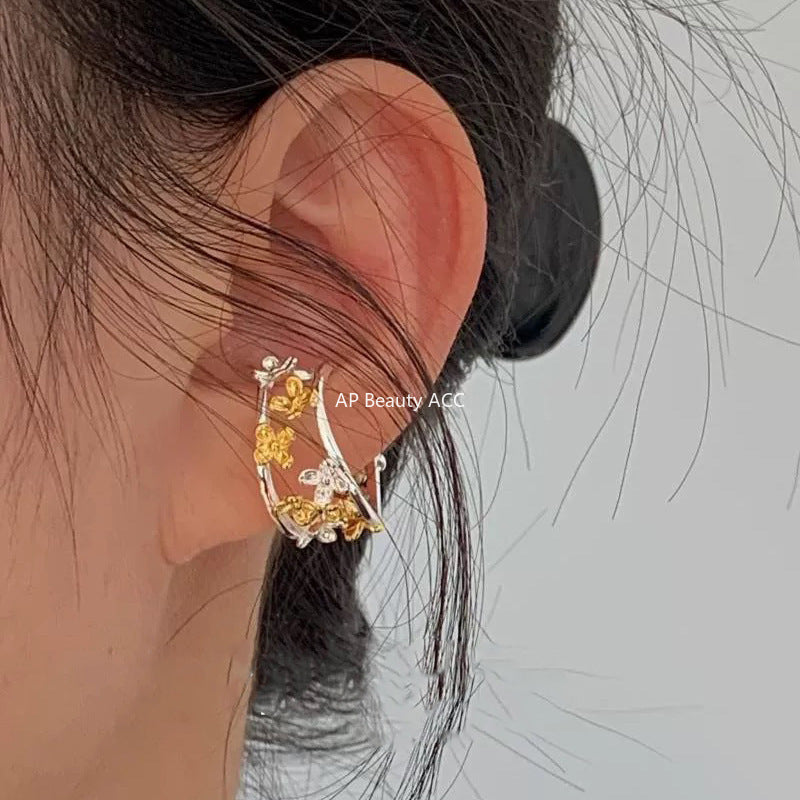 A관 - 925 실버 플라워 오픈형 반지 [JA73] 25.10-2