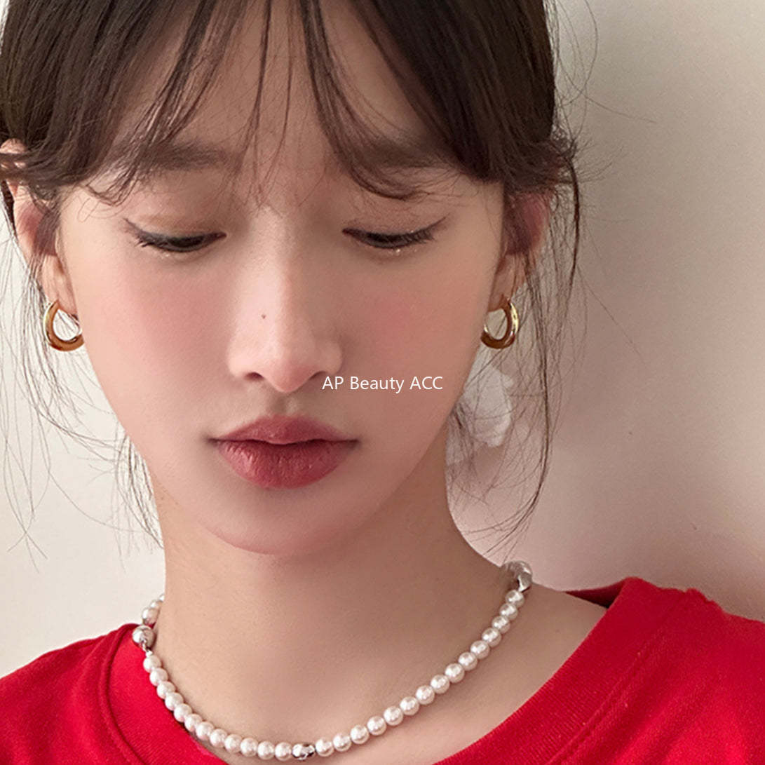 A관 - 925 은침 베이직 링형 귀걸이 [EH-3107] 24.08-1