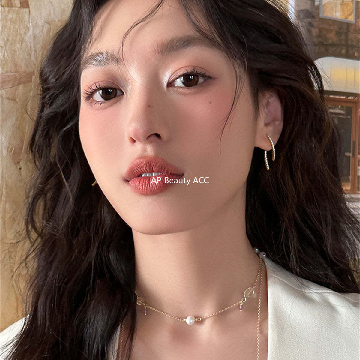 A관 - 925 은침 지오메트릭 라인 큐빅 귀걸이 [EH-4018] 25.10-2