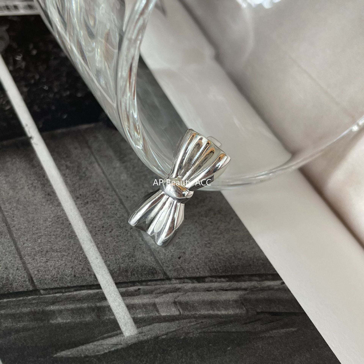 F관 - 925 실버 리본 디자인 반지 [J1894] 25.12-3