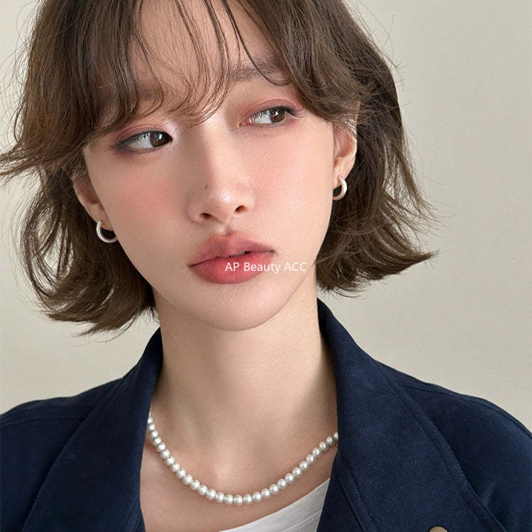 A관 - 샌딩 심플 링 925 은침 귀걸이 [EH-4318] 25.12-2