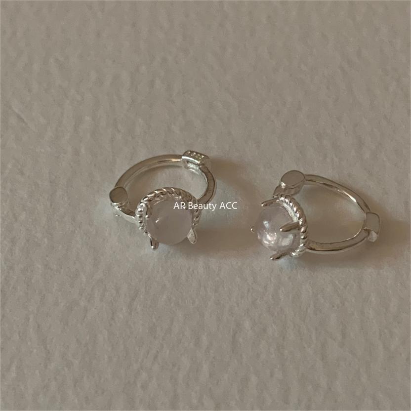 F관 - 925 실버 묘안석 링 귀걸이 [C1244] 25.10-2