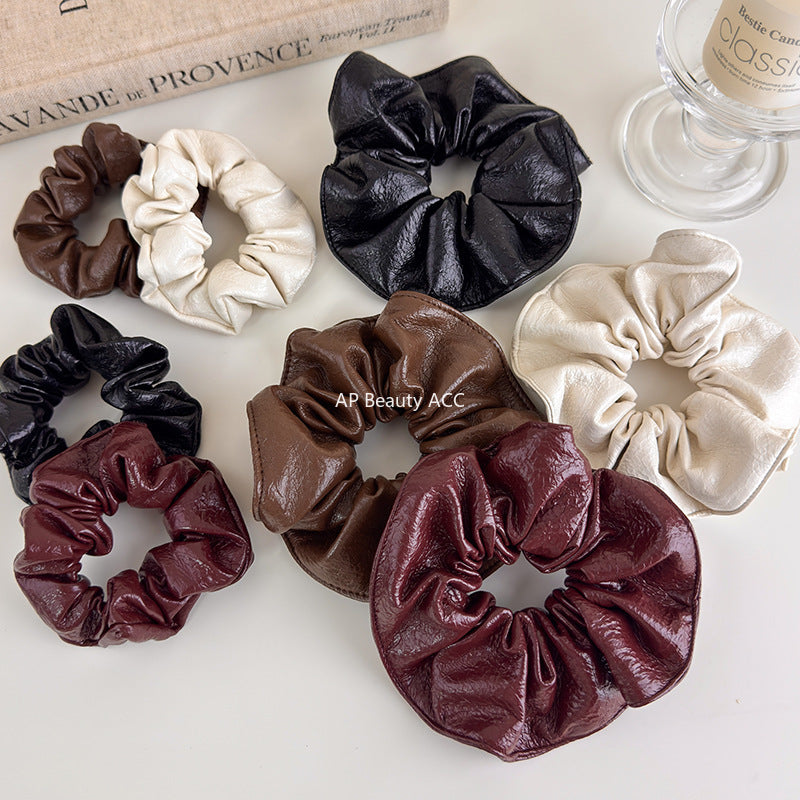 E관 - 프렌치 빈티지 가죽 곱창 헤어밴드 [27539] 25.10-1