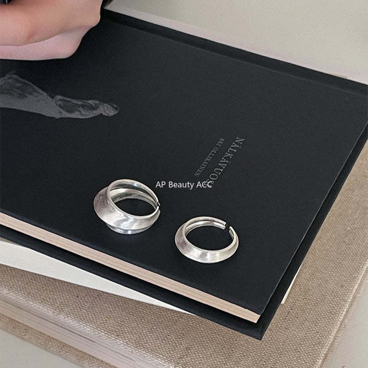 A관 - 무광 심플 원형 신주 반지 [JZ-0729] 25.11-3