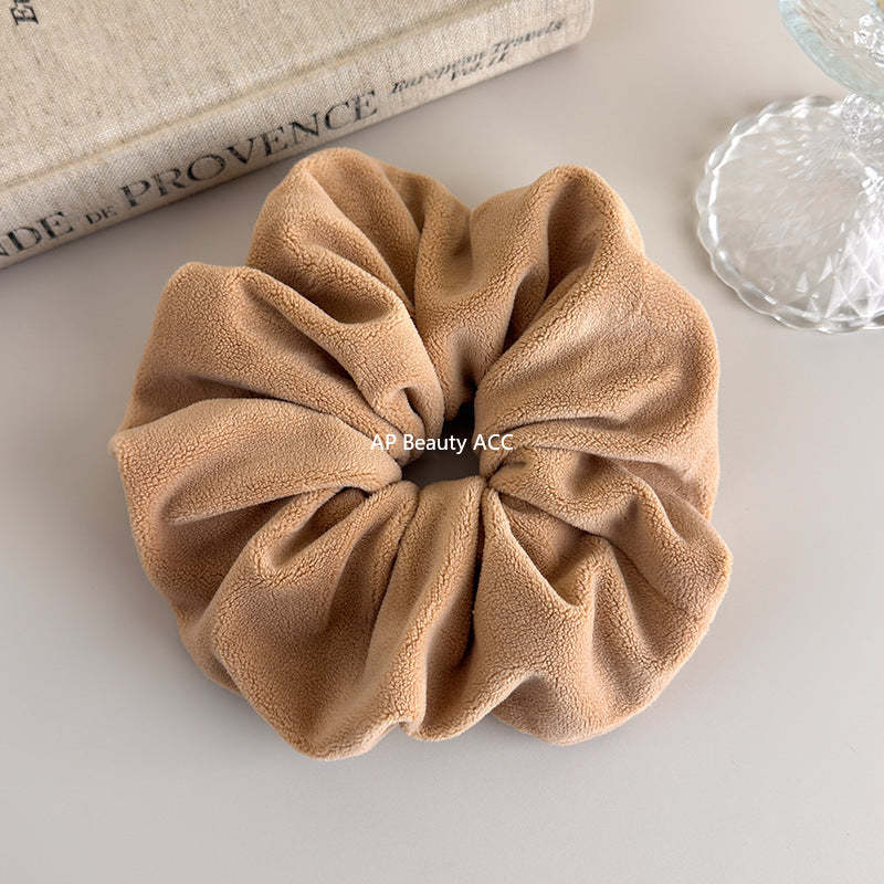 E관 - 부드러운 타월 벨벳 소재 대형 곱창 헤어밴드 [26093] 25.11-1