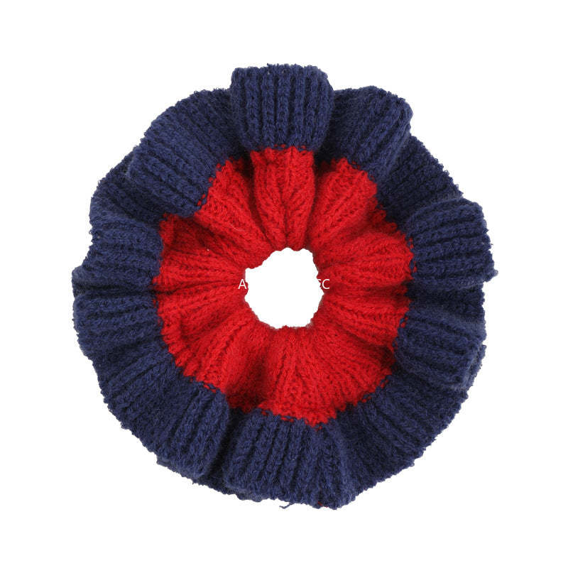 E관 - 투톤 컬러 니트 울 곱창 헤어밴드 [27516] 25.09-4