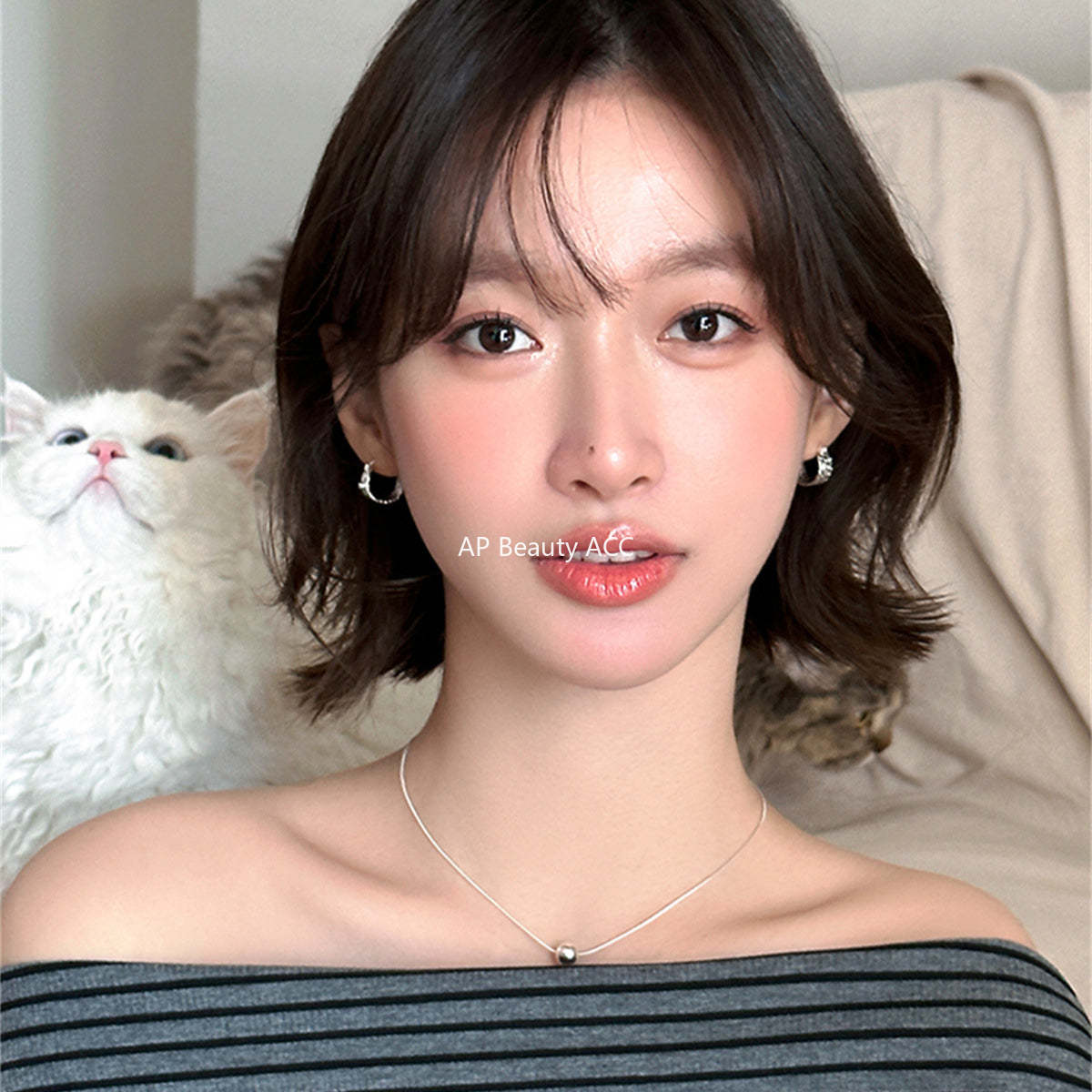 A관 - 925 은침 펀칭 텍스처 귀걸이 [EH-3848] 25.07-3