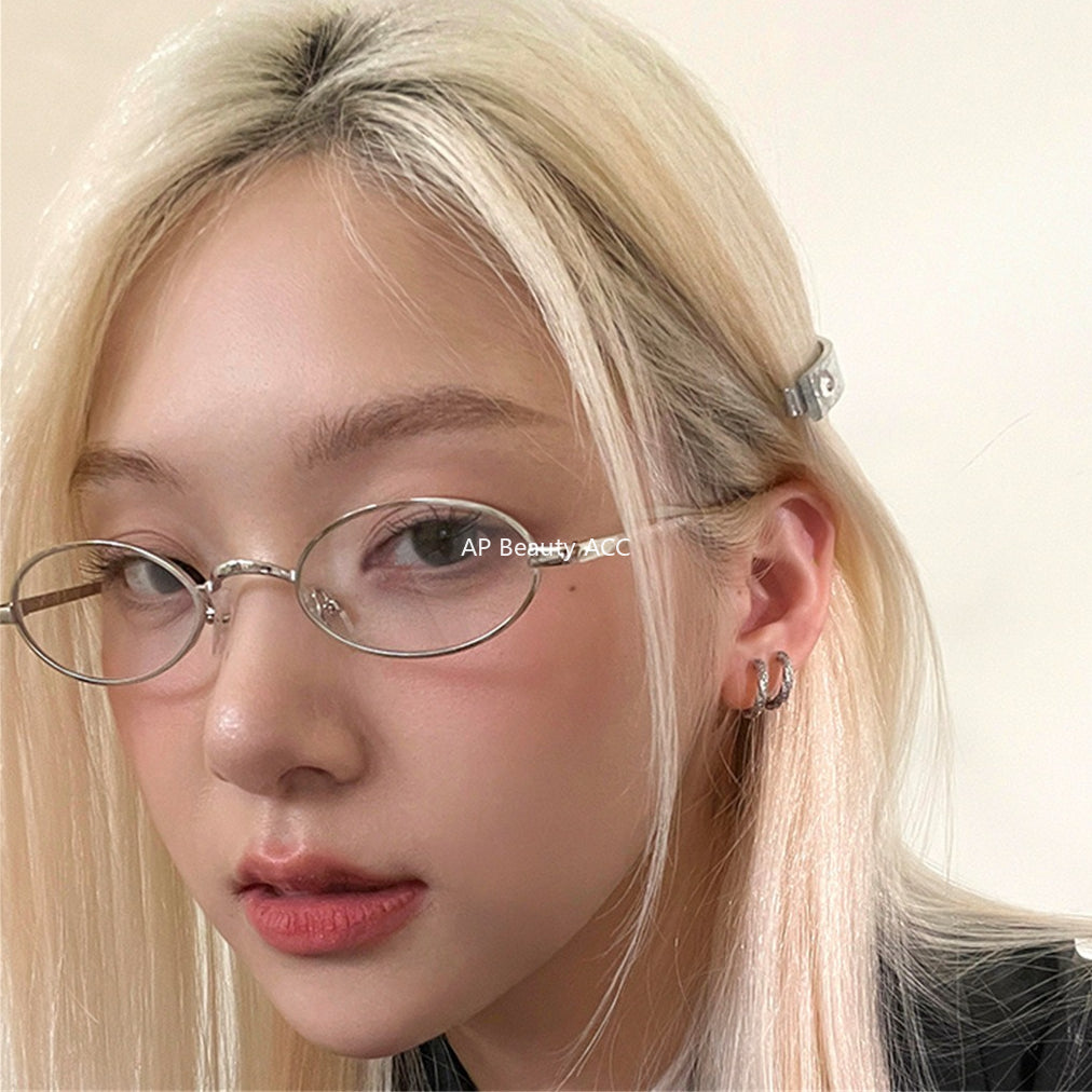 A관 - 925 은침 뫼비우스 큐빅 후프 귀걸이 [EH-4194] 25.10-3