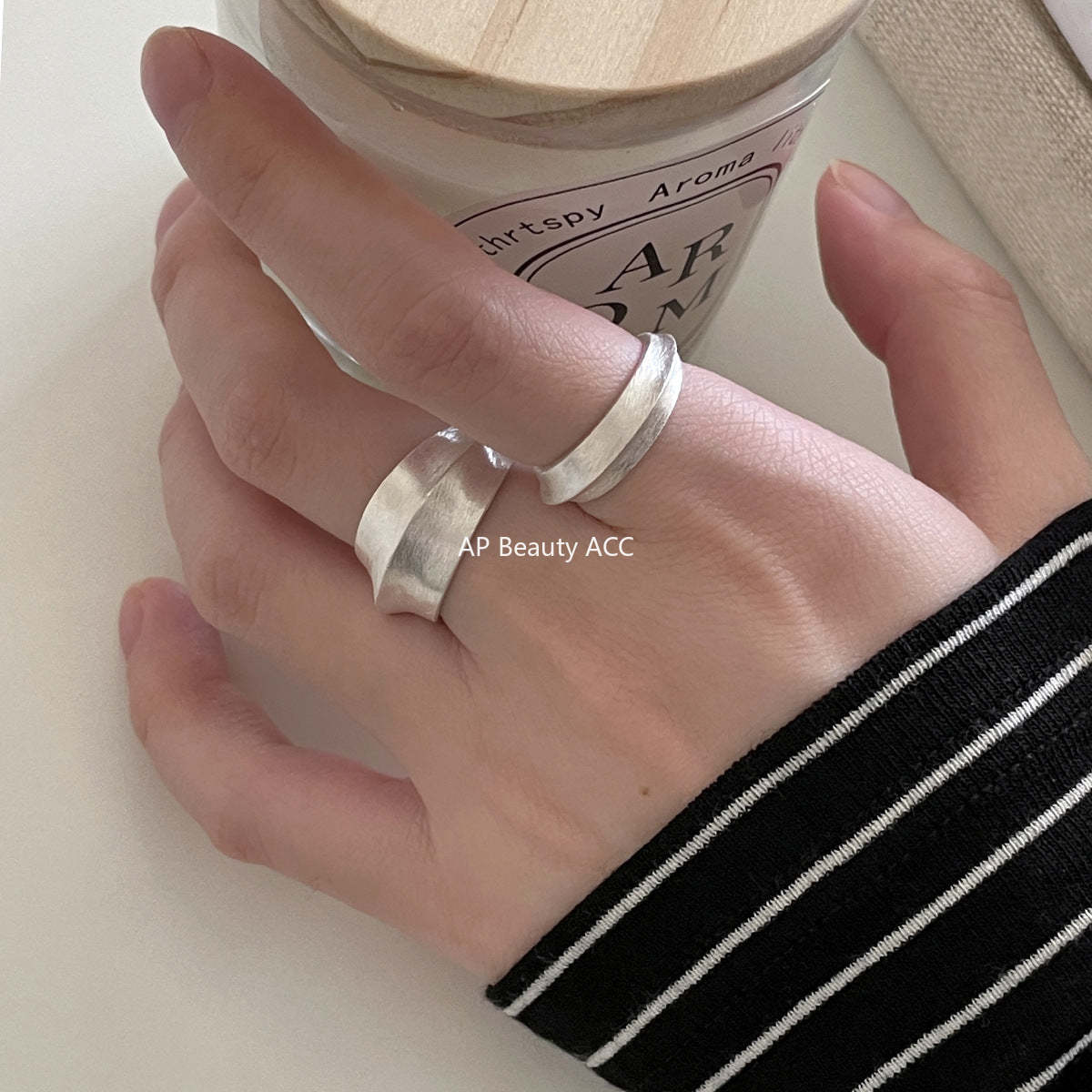 A관 - 무광 심플 원형 신주 반지 [JZ-0729] 25.11-3