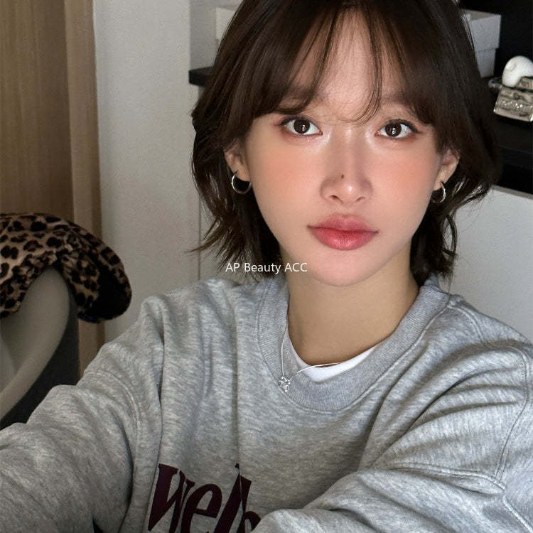 A관 - 925 은침 미니멀 심플 링 스트레이트 침 귀걸이 [EH-4169] 25.12-1