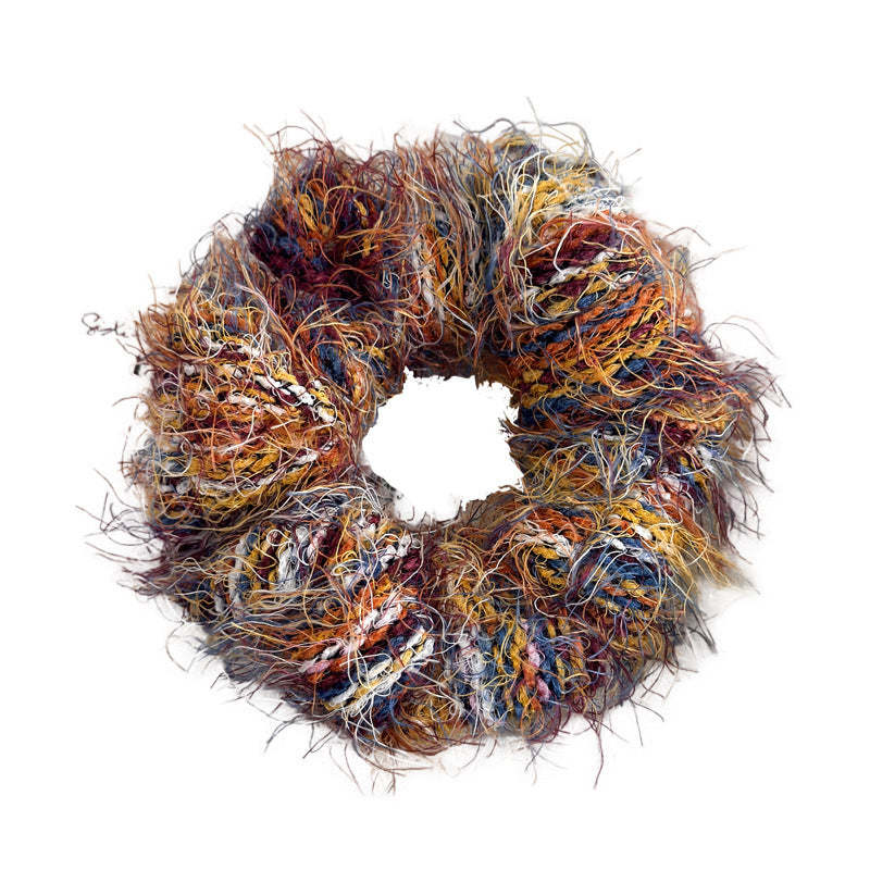 E관 - 컬러 니트 뜨개실 곱창 헤어밴드 [24417] 25.11-1