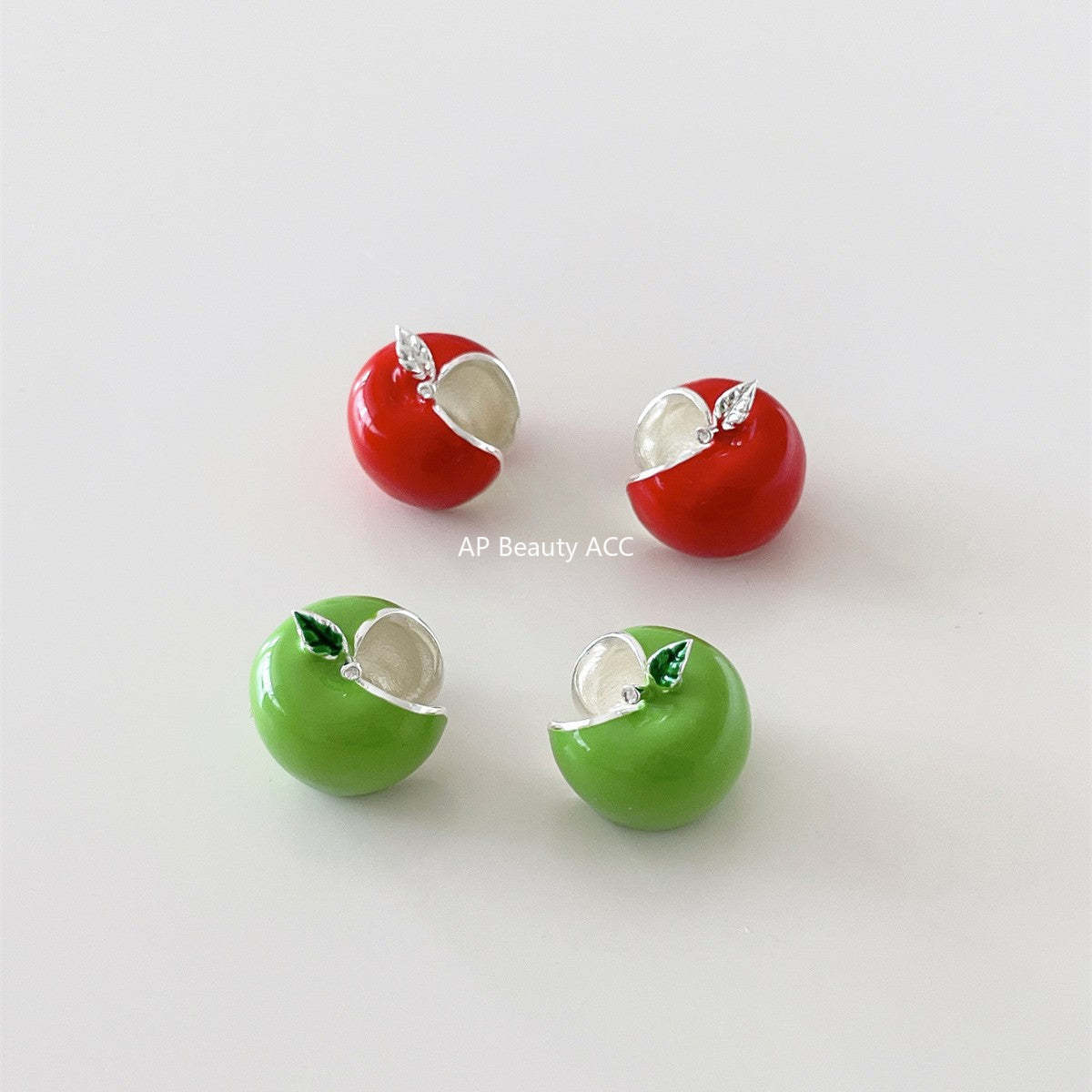 A관 - 사과 디자인 이어커프 귀걸이 [EH-3836] 25.06-3