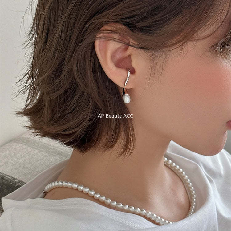 A관 - 진주 925 은침 이너컨츠 귀걸이 [EH-4337] 25.12-3