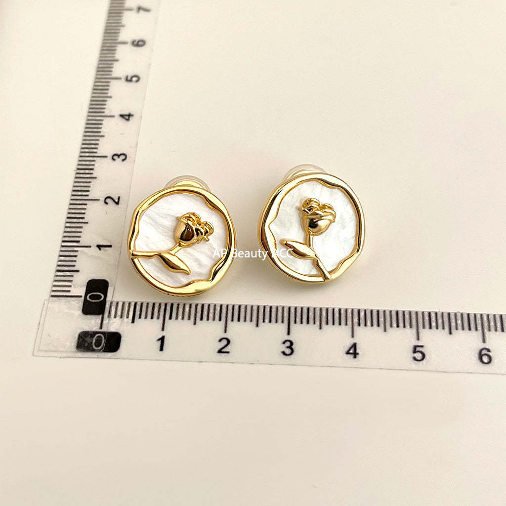 C관 - 18K 도금 컬러풀 이어커프 귀걸이 [EJ0303C] 25.03-3