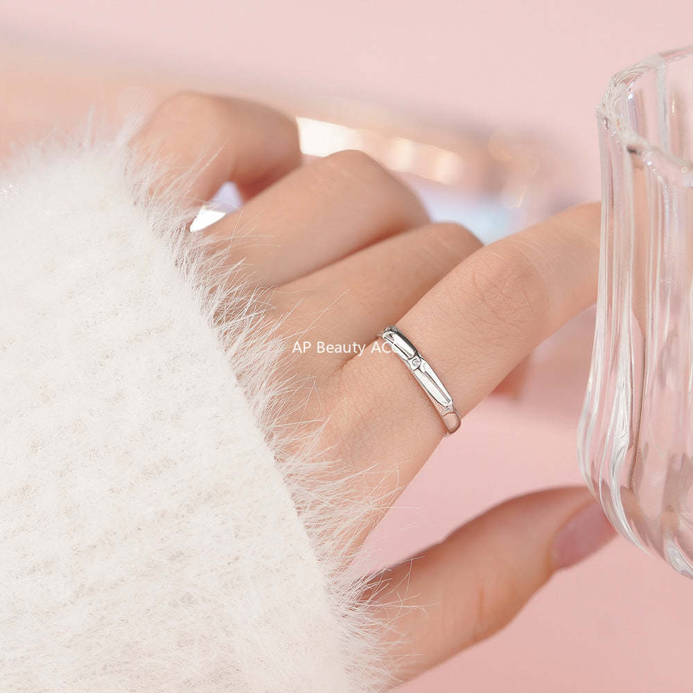 B관 - 999 실버 몽환적인 별 큐빅 반지 [YC5263R_1] 25.11-4