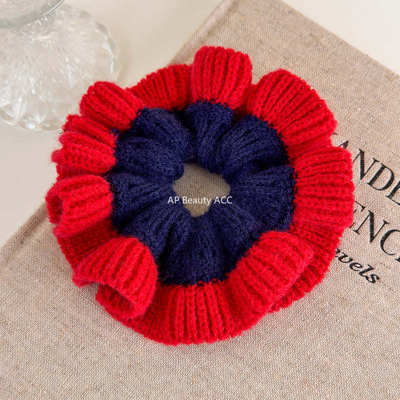 E관 - 투톤 컬러 니트 울 곱창 헤어밴드 [27516] 25.09-4