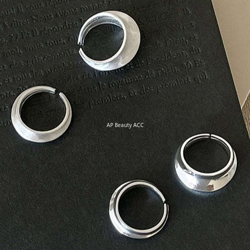 A관 - 무광 심플 원형 신주 반지 [JZ-0729] 25.11-3