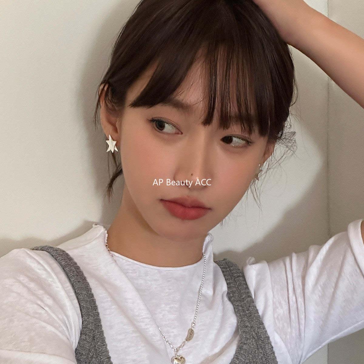 A관 - 실버 입체 별 모양 925 은침 귀걸이 [EH-2399] 25.12-3