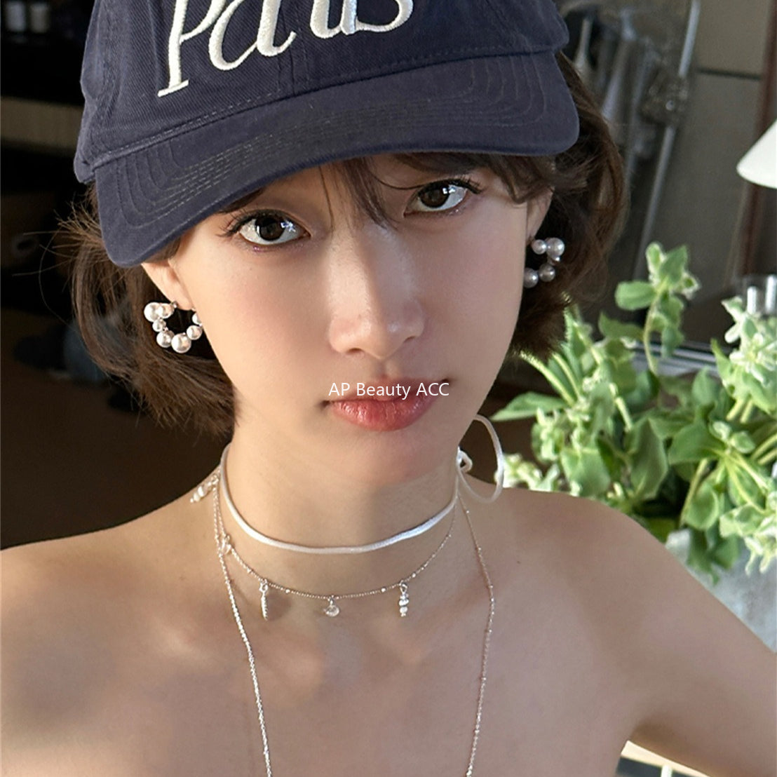 A관 - 925 은침 불규칙 진주 링 귀걸이 [EH-3979] 25.10-1