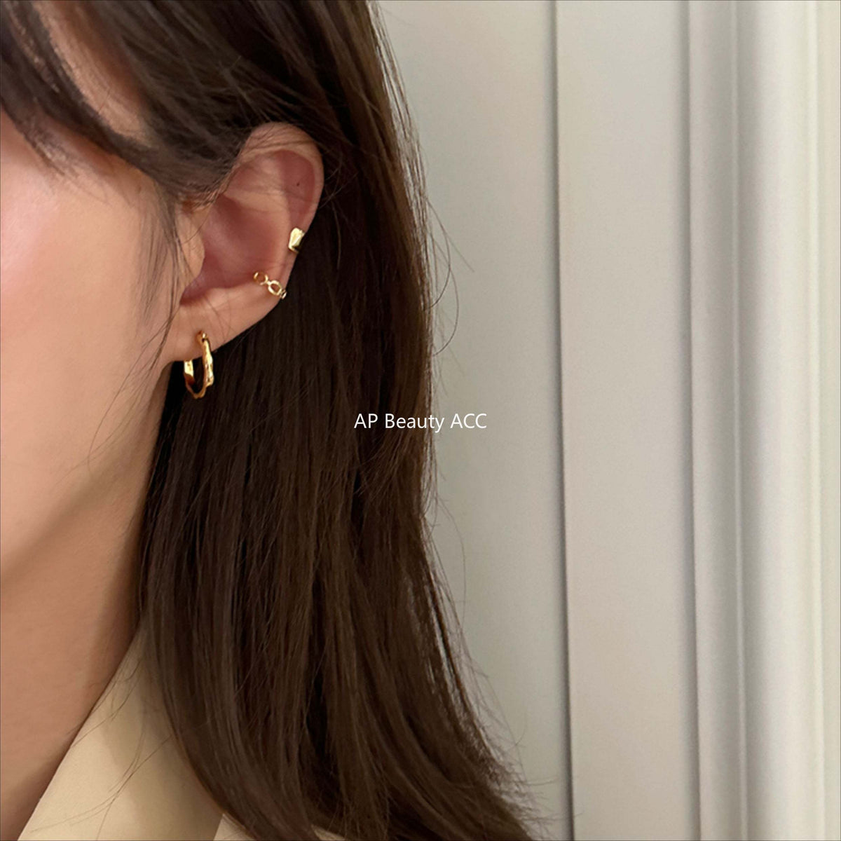 A관 - 925 은침 정형 심플 링 스터드 귀걸이 [EH-1754.SJ] 25.12-3